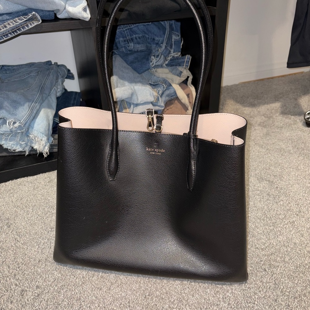 Kate Spade Black and Pink Tote Bag